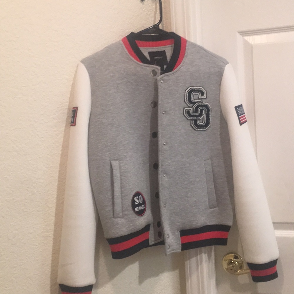 Forever 21 varsity style jacket